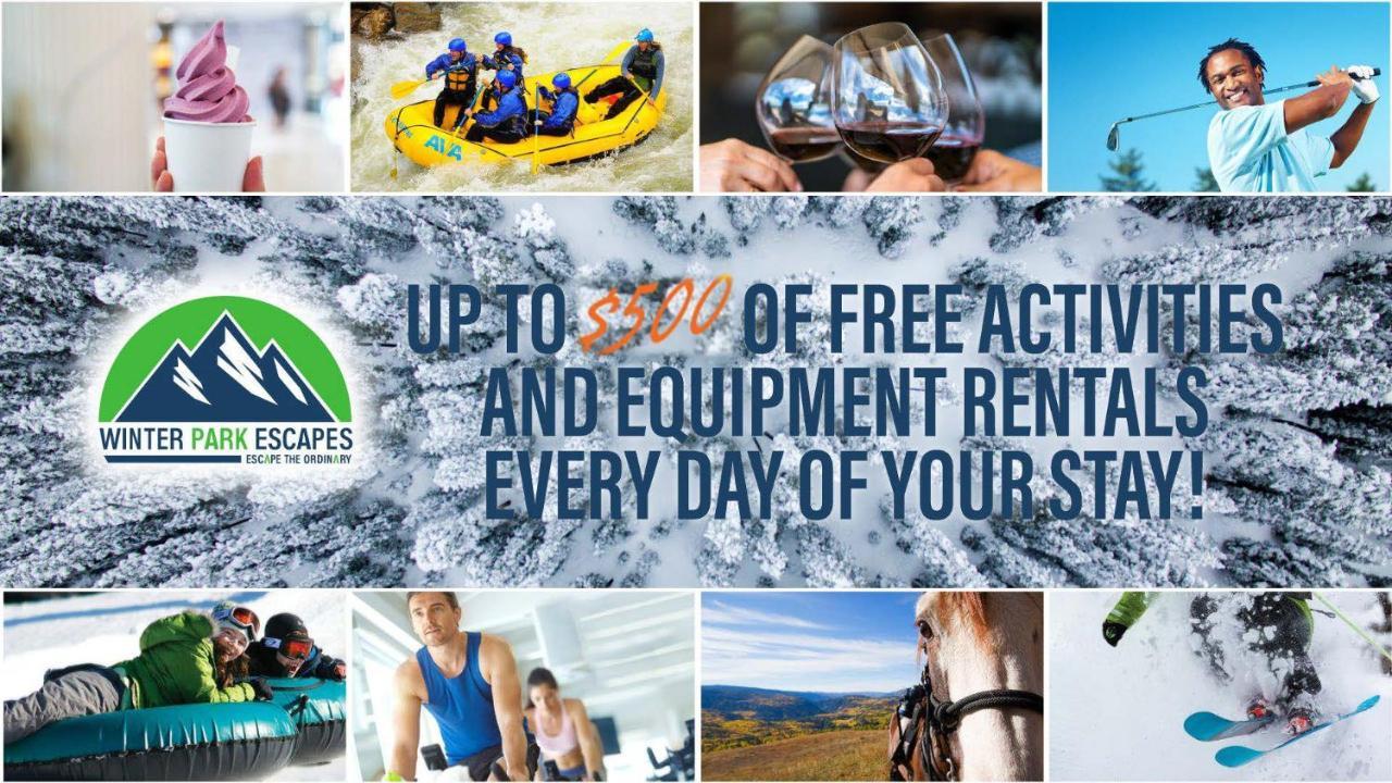 New Luxury Condo 2202 With Hot Tub, Ac & Great Views - 500 Dollars Of Free Activities & Equipment Rentals Daily Winter Park Exterior photo
